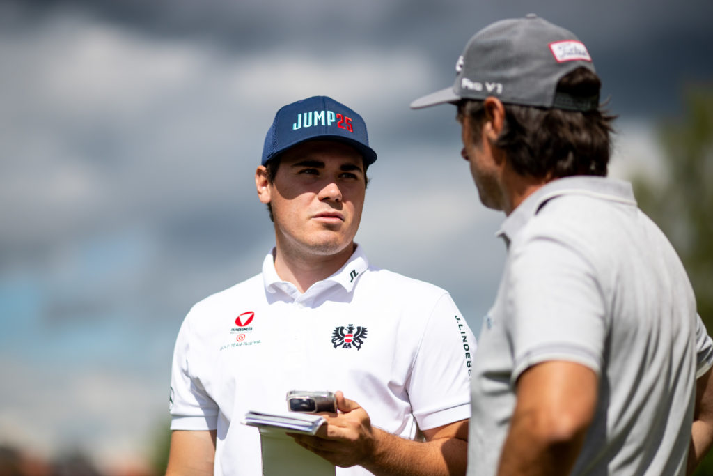 MARIA LANKOWITZ,AUSTRIA,17.MAY.24 - GOLF - Alps Tour, Goesser Open, GC Erzherzog Johann. Image shows Simon Austin (AUT). Photo: GEPA pictures/ Matic Klansek
